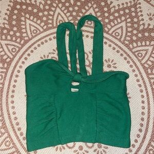 Kelly Green urban outfitters crop top! Size small